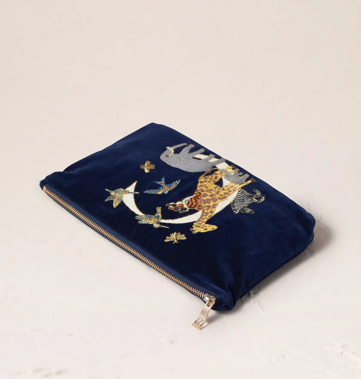 Alphabet Navy Everyday Pouch