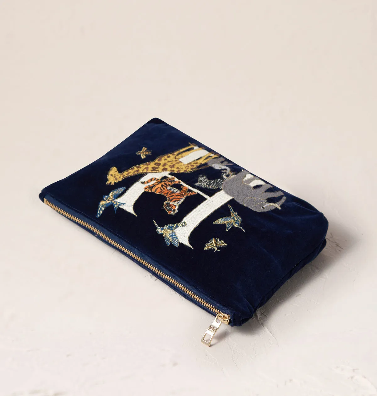 Alphabet Navy Everyday Pouch