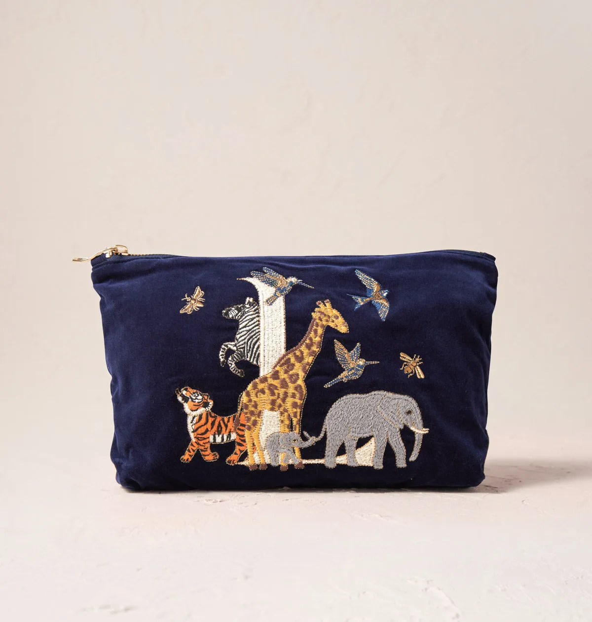 Alphabet Navy Everyday Pouch