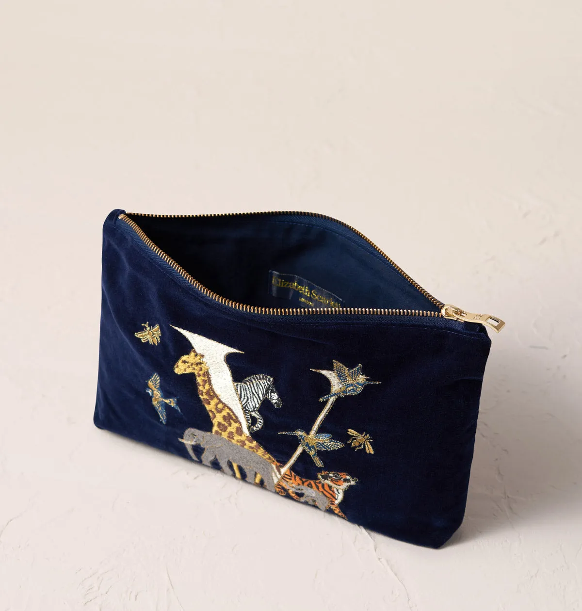 Alphabet Navy Everyday Pouch