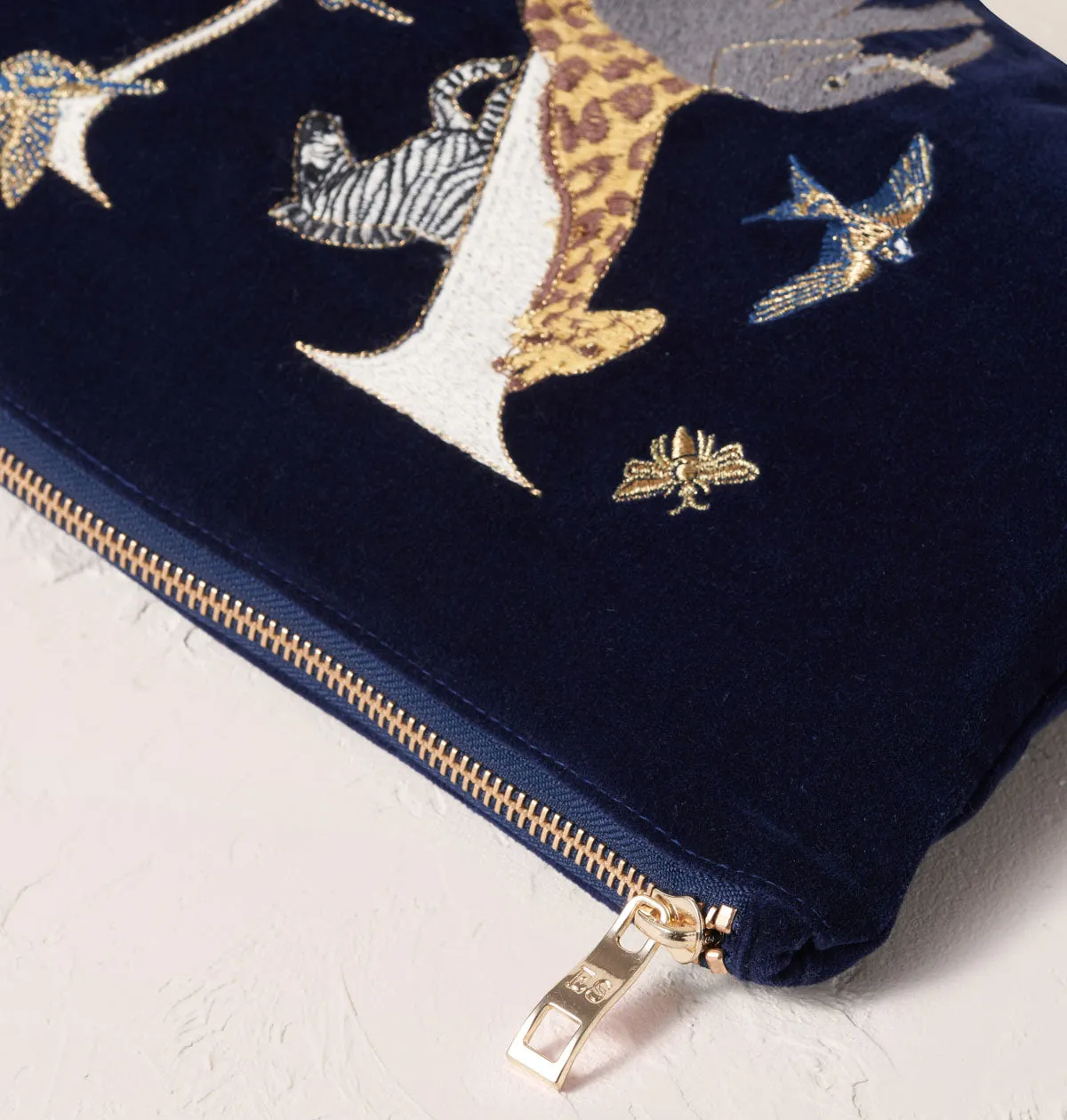 Alphabet Navy Everyday Pouch