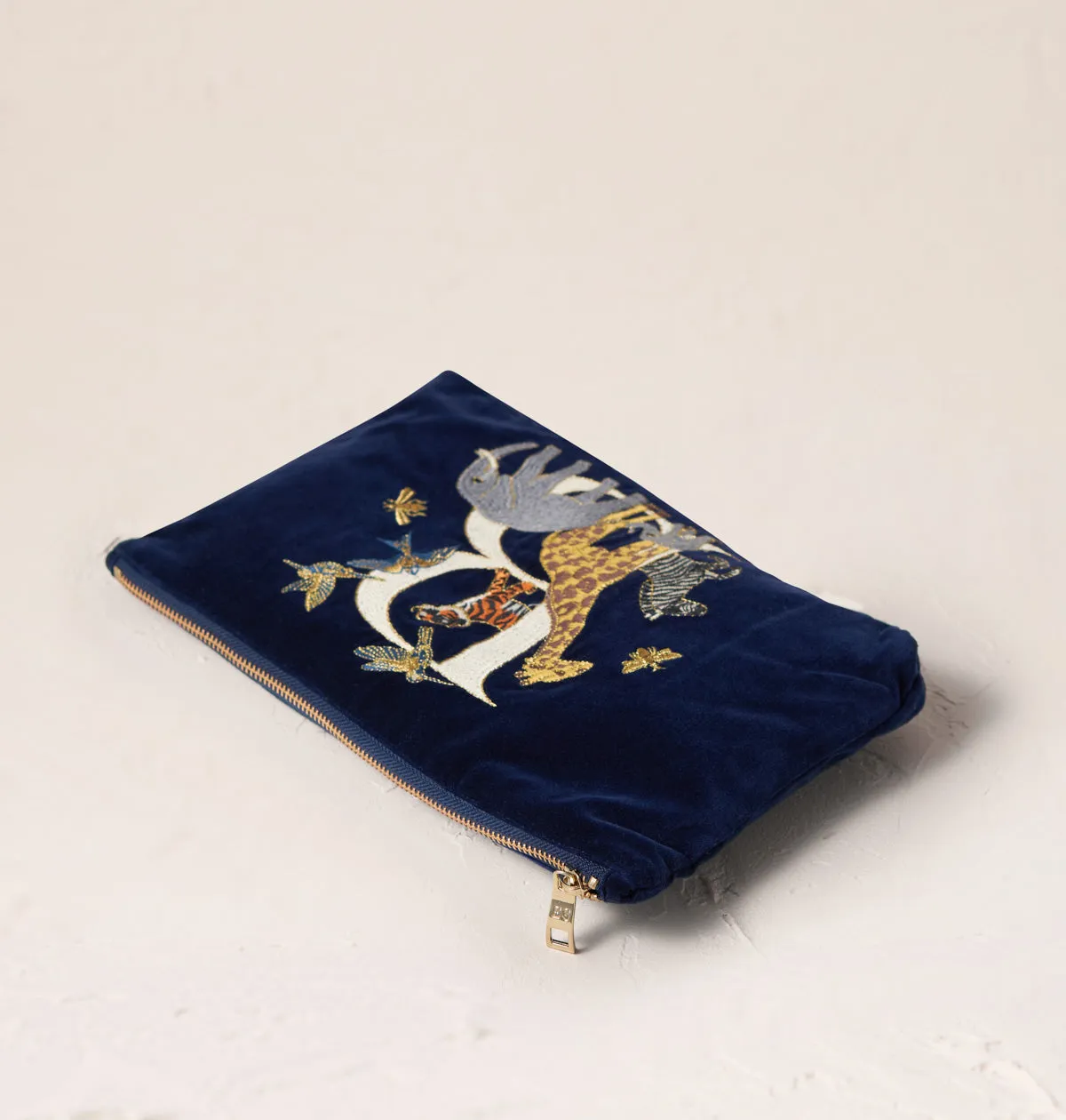 Alphabet Navy Everyday Pouch