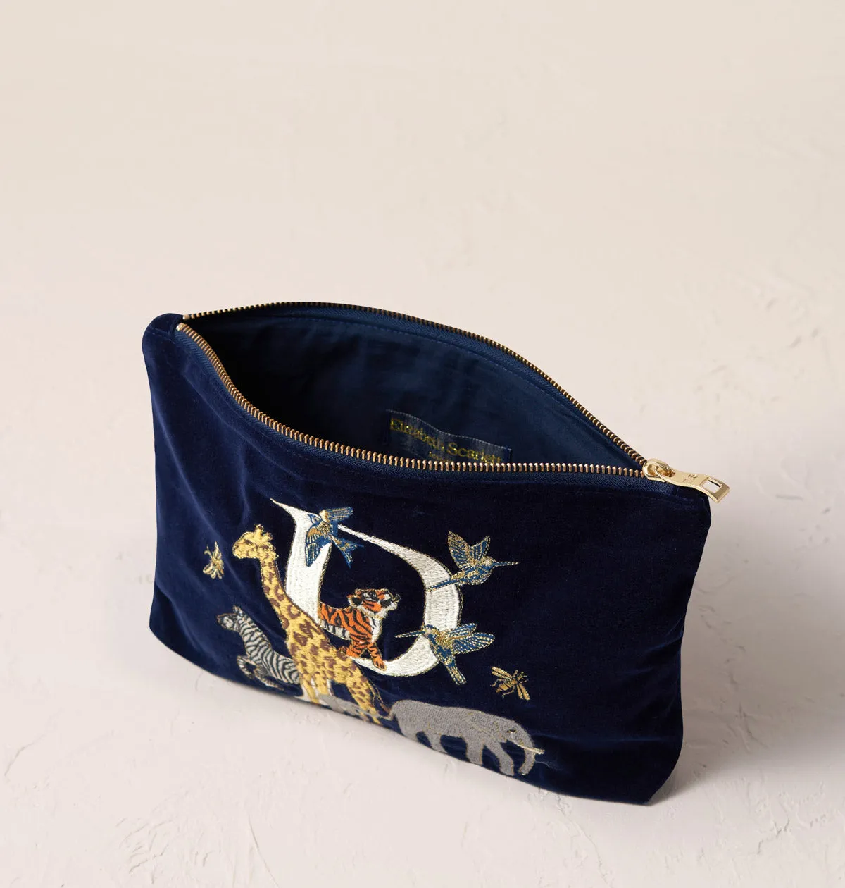 Alphabet Navy Everyday Pouch