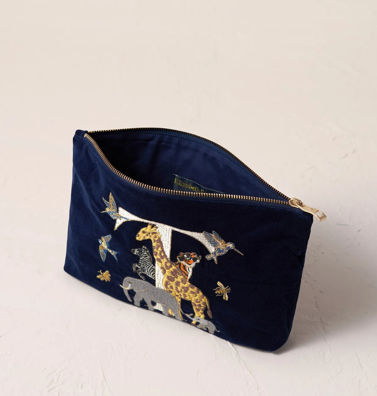 Alphabet Navy Everyday Pouch