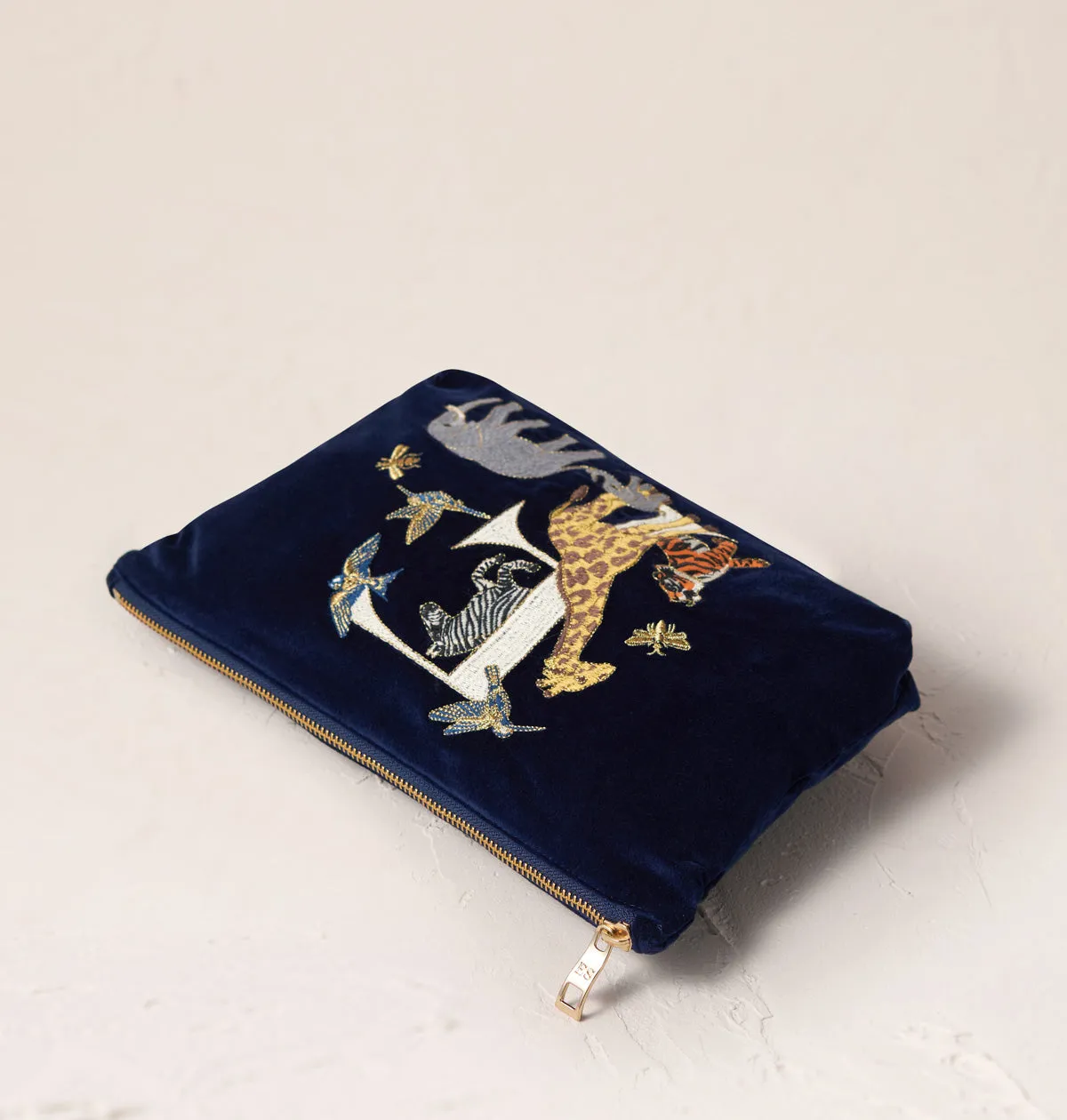 Alphabet Navy Everyday Pouch