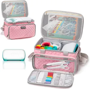 AMOIGEE Carrying Case for Cricut Joy Case, Carry Bag for Mug Press, Easy Press Mini, Storage Organizer for Cricut Joy Accessories and Tools.