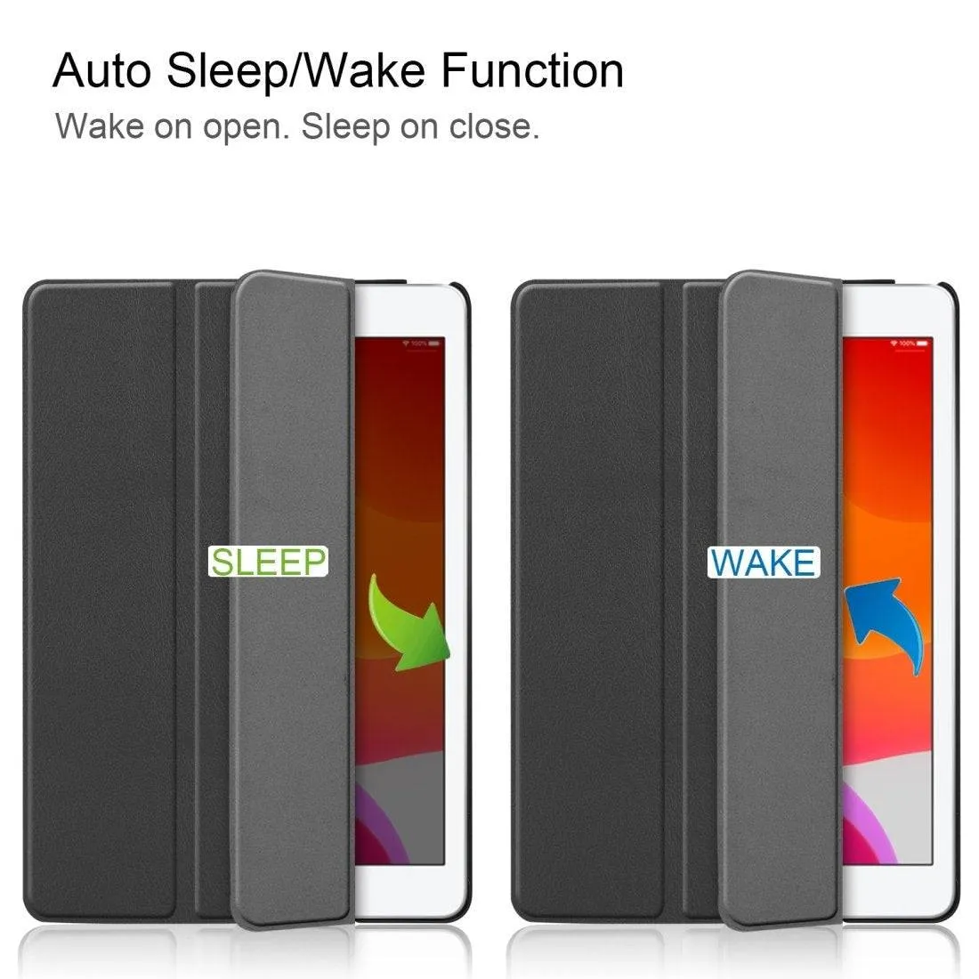 AMZER Texture Horizontal Flip Leather Case With 3-Fold Holder & Sleep/
