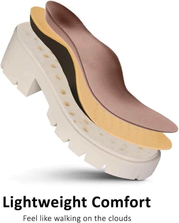 AOSPHIRAYLIAN Womens Mary Janes Shoes Round Toe Platform Ankle Strap Chunky Heel Pink Uniform Dress Shoes