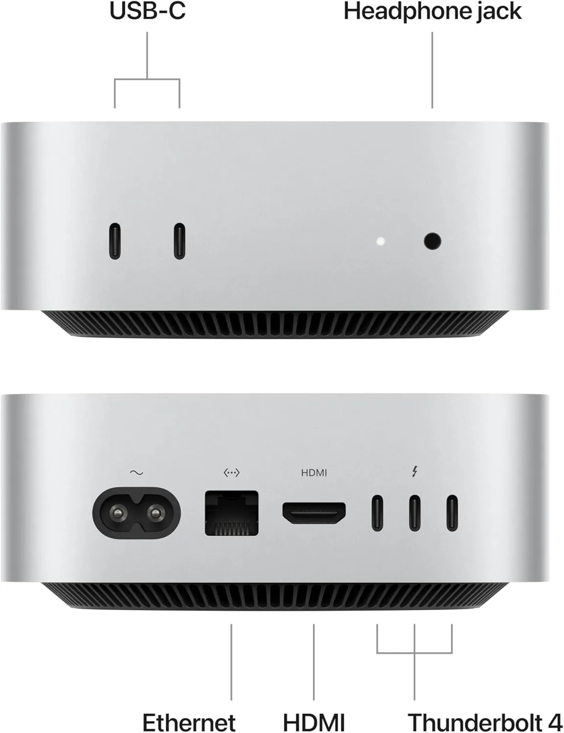 Apple 2024 Mac mini Desktop Computer with M4 chip with 10‑core CPU and 10‑core GPU: Built for Apple Intelligence, 24GB Unified Memory, 512GB SSD Storage, Gigabit Ethernet. Works with iPhone/iPad