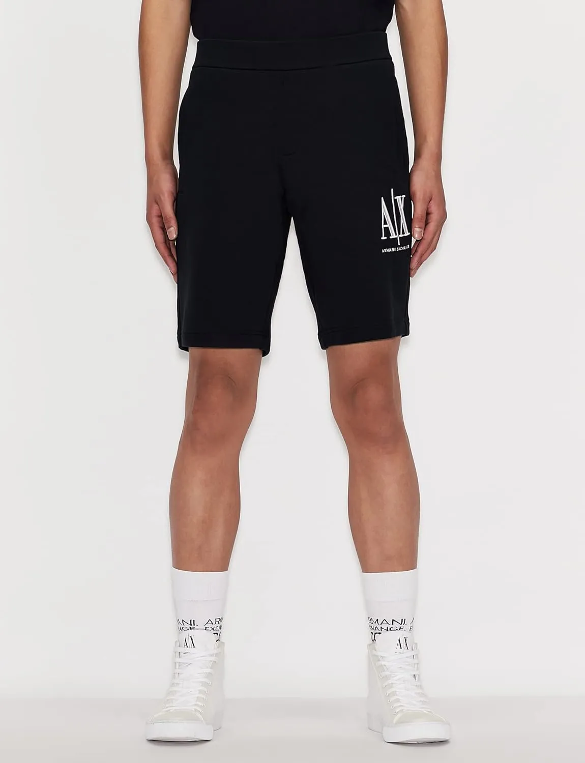 Armani Exchange Men's Icon Project Embroidered Logo Shorts
