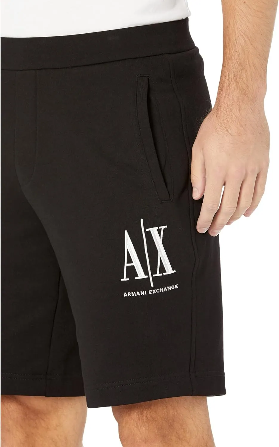 Armani Exchange Men's Icon Project Embroidered Logo Shorts