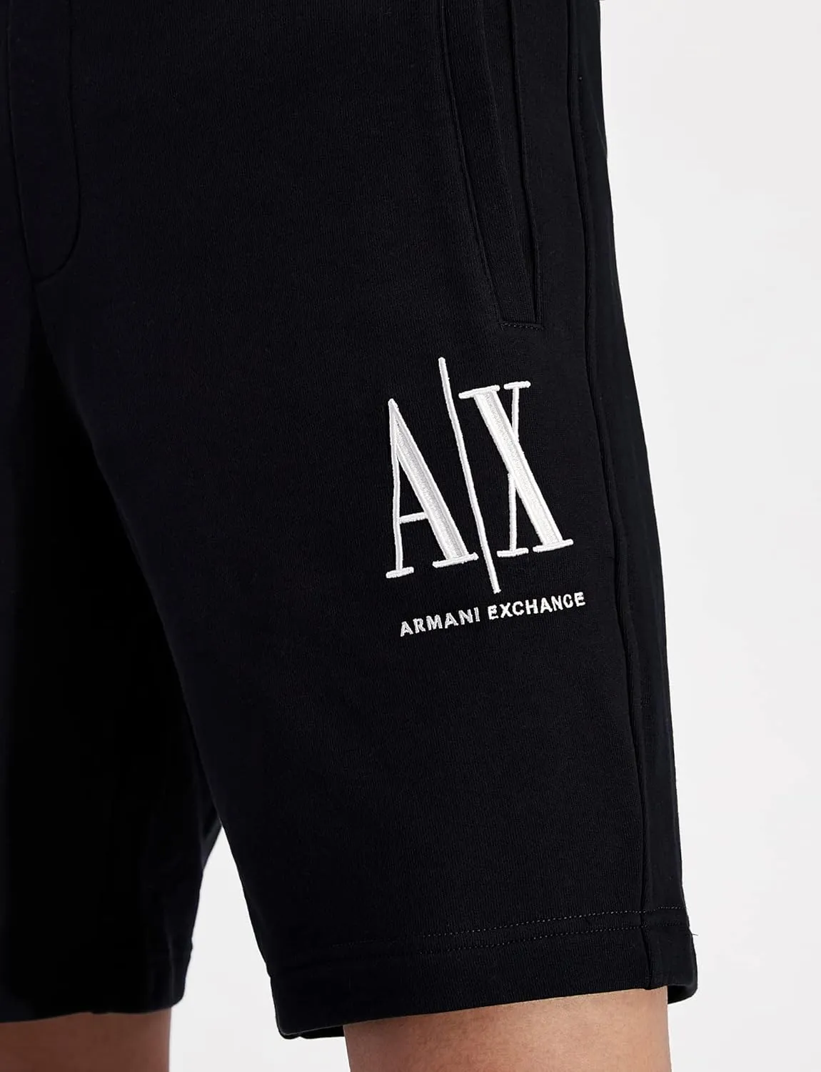 Armani Exchange Men's Icon Project Embroidered Logo Shorts