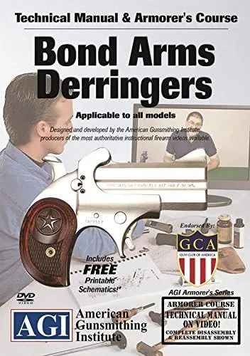 Armorer’s Course Video on DVD for Bond Arms Derringers - Technical Instructions for Disassembly, Cleaning, Reassembly and More