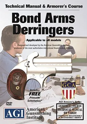 Armorer’s Course Video on DVD for Bond Arms Derringers - Technical Instructions for Disassembly, Cleaning, Reassembly and More