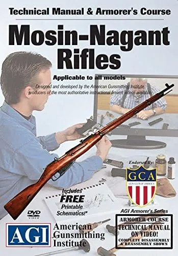 Armorer’s Course Video on DVD for Mosin-Nagant Rifles - Technical Instructions for Disassembly, Cleaning, Reassembly and More