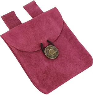 Armory Replicas™ Renaissance Vibes: Medieval Black & Brown Suede Pouches, Conscious Violet & Peaceful Blues Leather Lights
