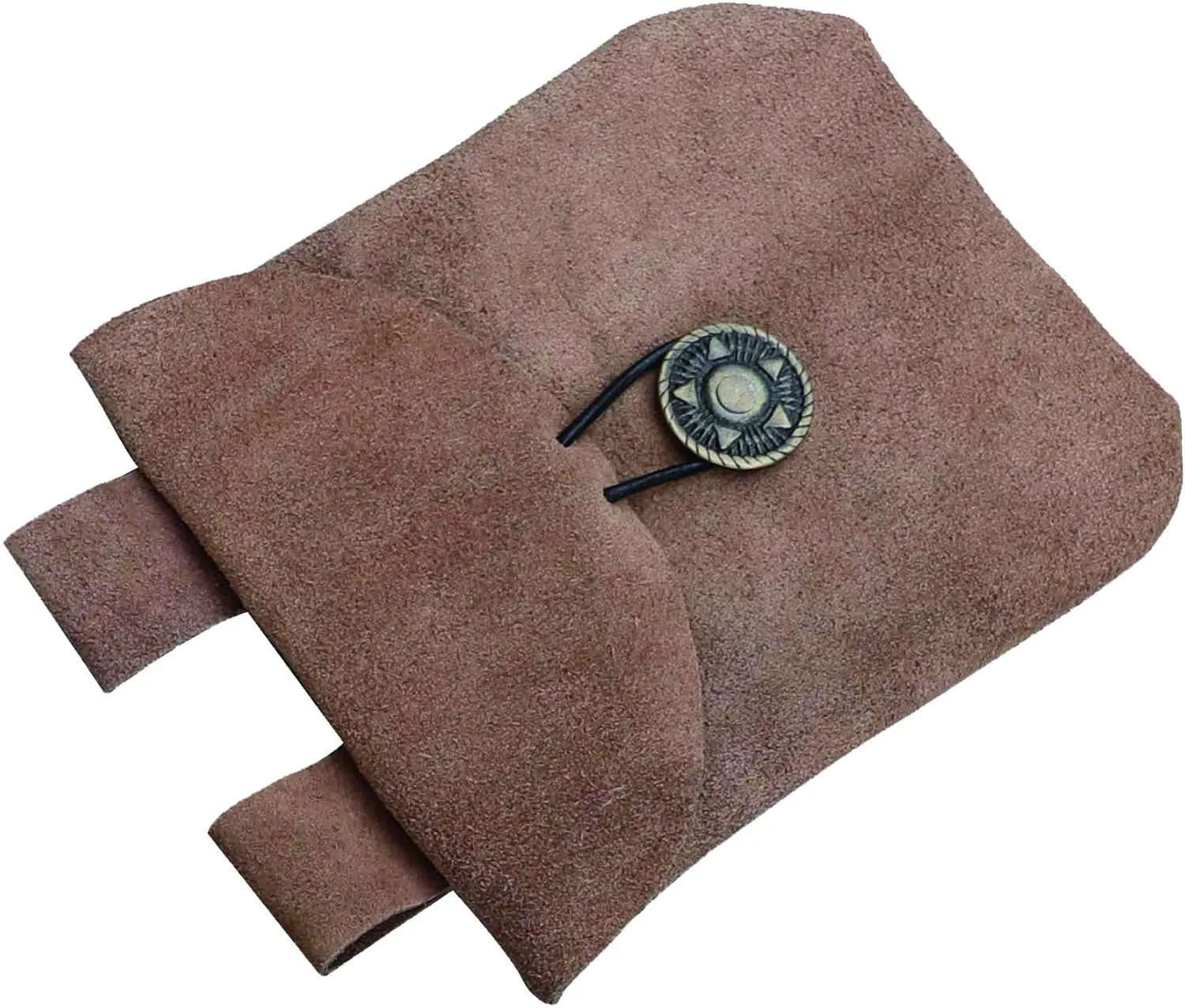 Armory Replicas™ Renaissance Vibes: Medieval Black & Brown Suede Pouches, Conscious Violet & Peaceful Blues Leather Lights