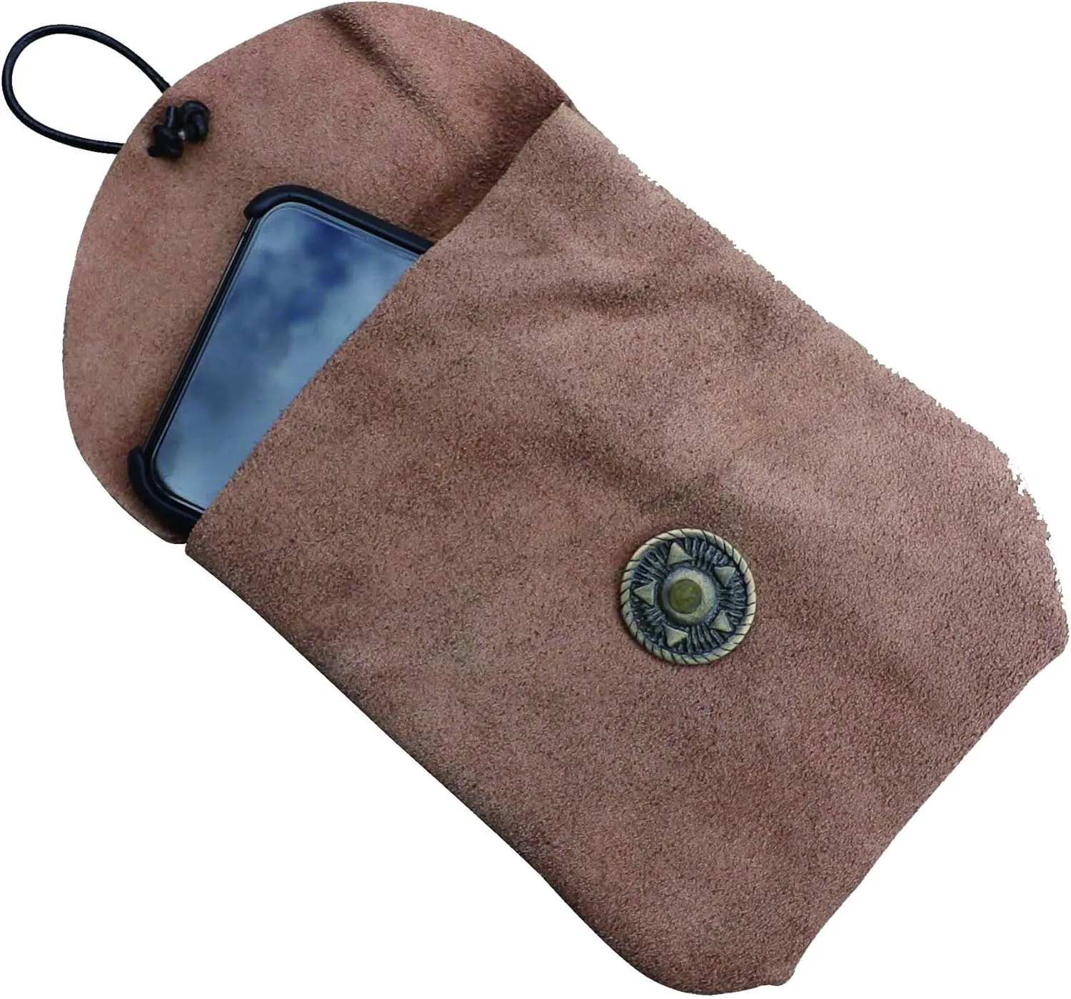Armory Replicas™ Renaissance Vibes: Medieval Black & Brown Suede Pouches, Conscious Violet & Peaceful Blues Leather Lights