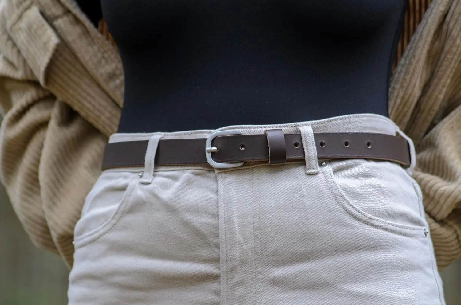 Ashford Ridge 25mm Full Grain Leather Belt