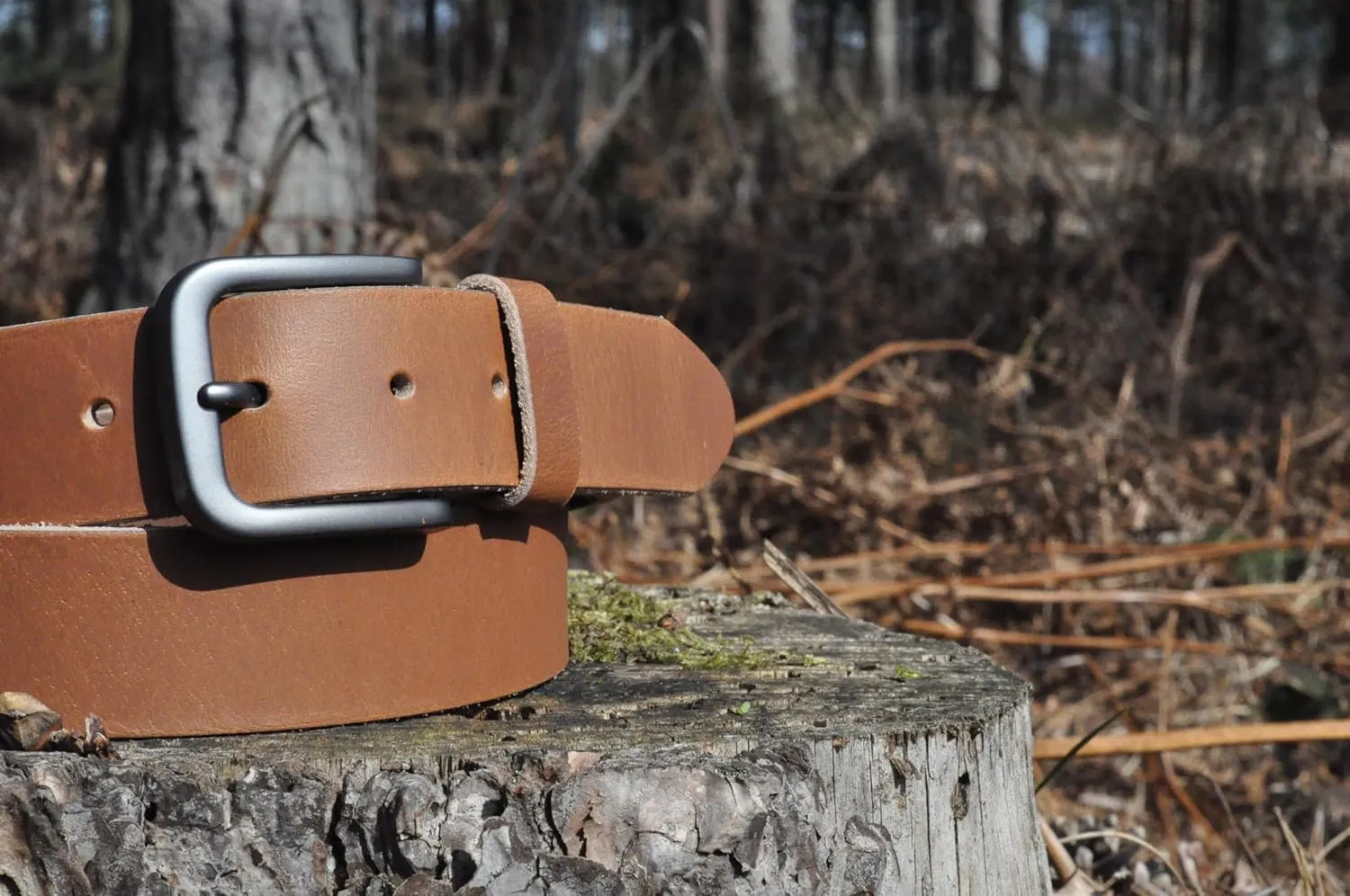 Ashford Ridge 34mm (1.25") Full Hide Leather Belt - Made in England
