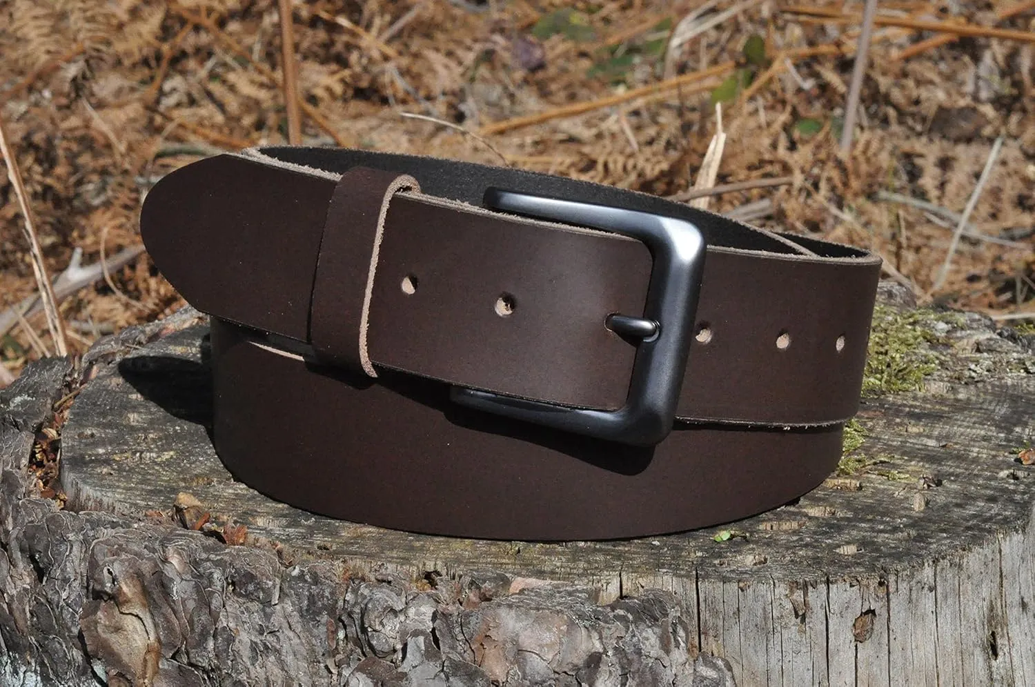 Ashford Ridge 38mm Full Hide Real Leather Belt Made in England