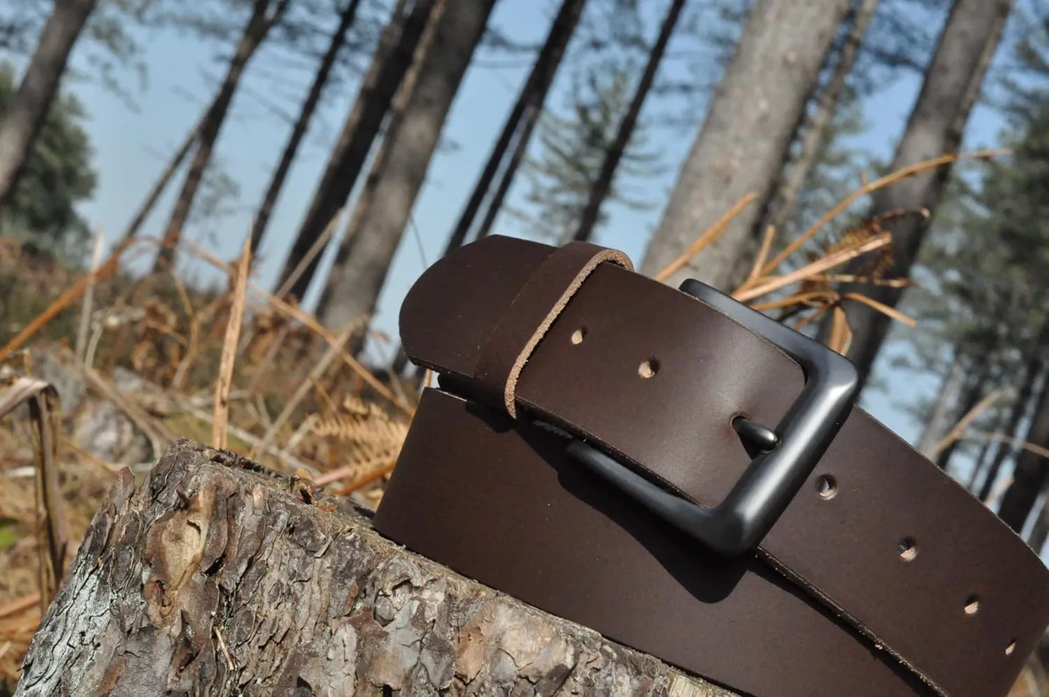 Ashford Ridge 38mm Full Hide Real Leather Belt Made in England