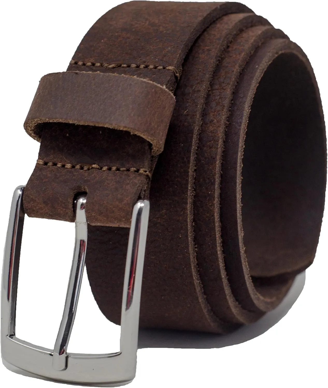 Ashford Ridge Made in England 34mm Full Grain Leather Belt with Classic Buckle