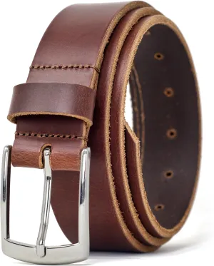Ashford Ridge Made in England 34mm Full Grain Leather Belt with Classic Buckle