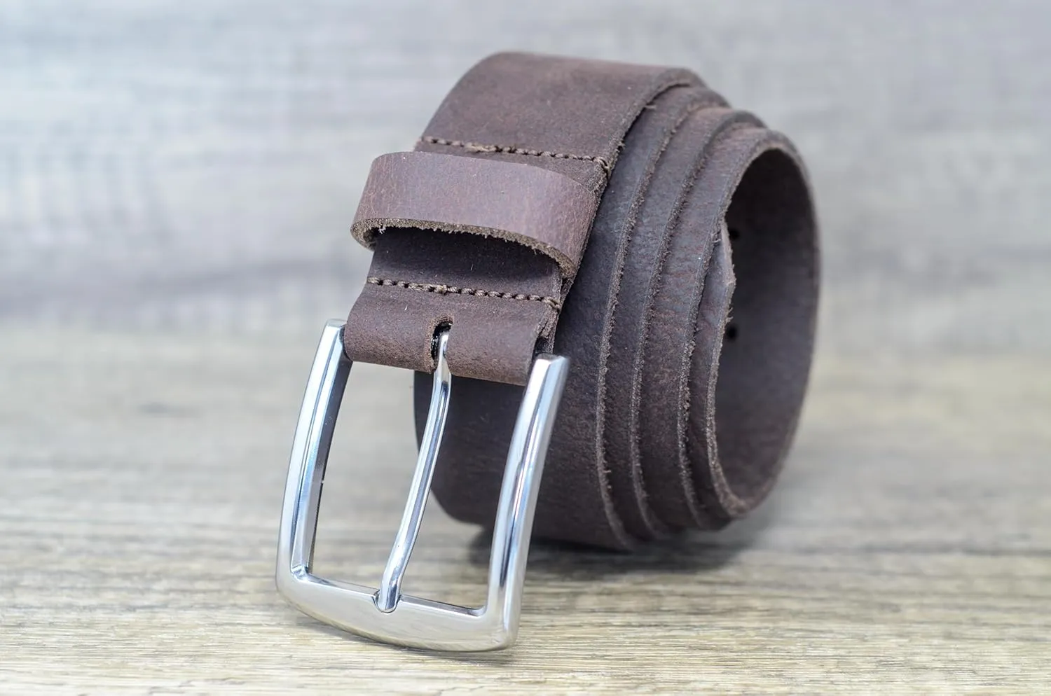 Ashford Ridge Made in England 40mm Full Grain Leather Belt with Classic Buckle