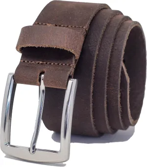 Ashford Ridge Made in England 40mm Full Grain Leather Belt with Classic Buckle