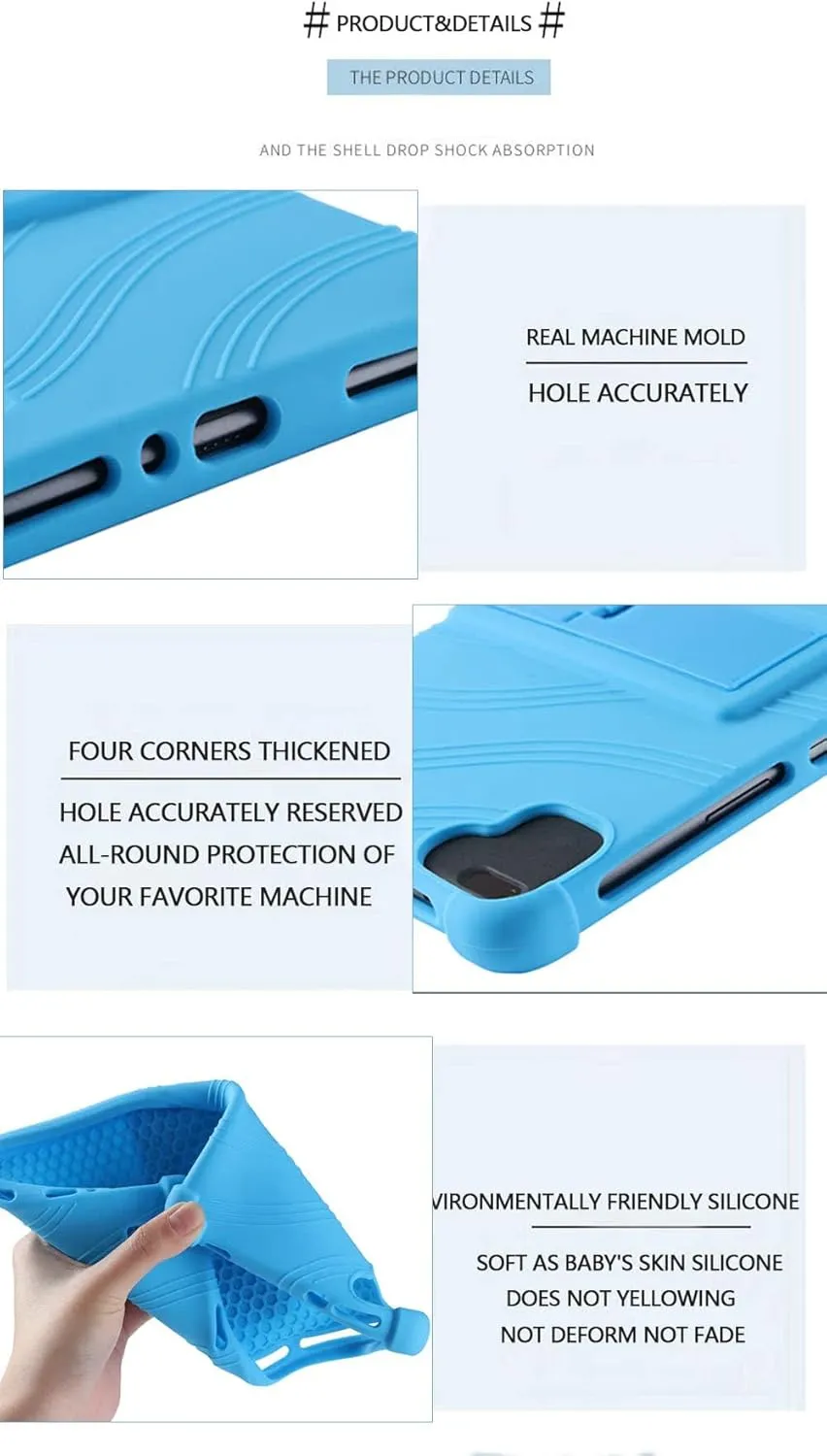 AT&T Trek 2 HD Case (Model 6461A), Light Weight Silicone Kids Friendly Rubber Soft Shock Proof Protective Cover Case for 8-inch AT&T Trek 2 HD (2016), Green