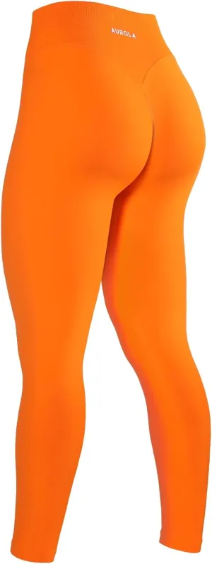 AUROLA Impressive Women Workout Leggings High Waist Yoga Pants, Seamless Running Athletic Leggings for Women