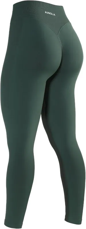 AUROLA Impressive Women Workout Leggings High Waist Yoga Pants, Seamless Running Athletic Leggings for Women