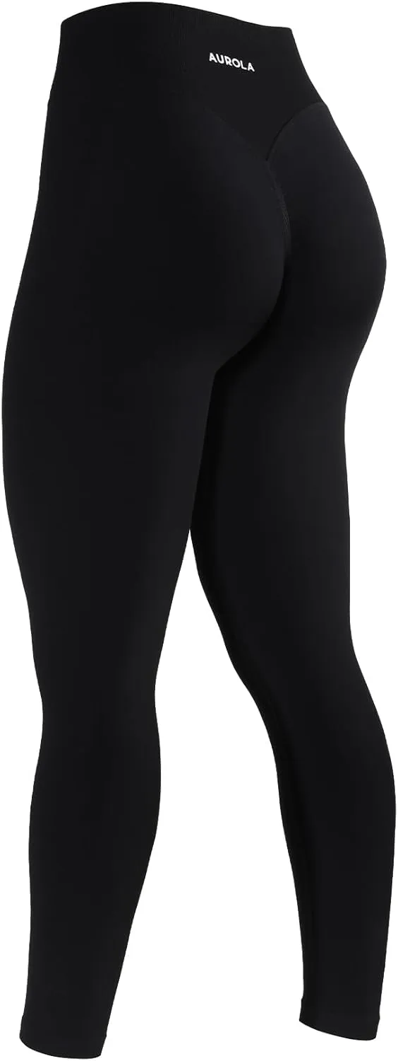 AUROLA Impressive Women Workout Leggings High Waist Yoga Pants, Seamless Running Athletic Leggings for Women