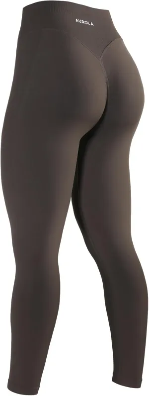 AUROLA Impressive Women Workout Leggings High Waist Yoga Pants, Seamless Running Athletic Leggings for Women