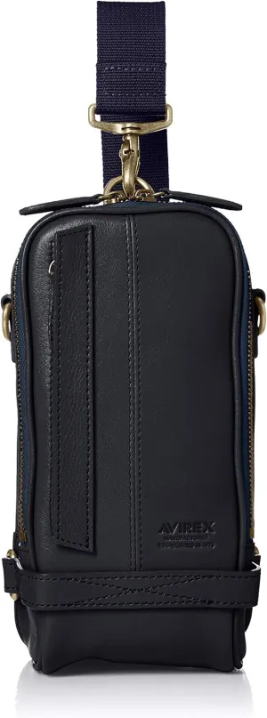 AVIREX(アヴィレックス) Omnidirectional 2-Way Leather Body Bag