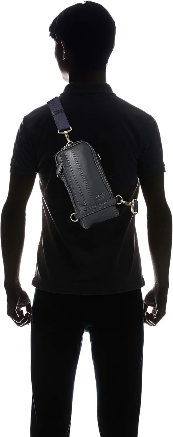 AVIREX(アヴィレックス) Omnidirectional 2-Way Leather Body Bag