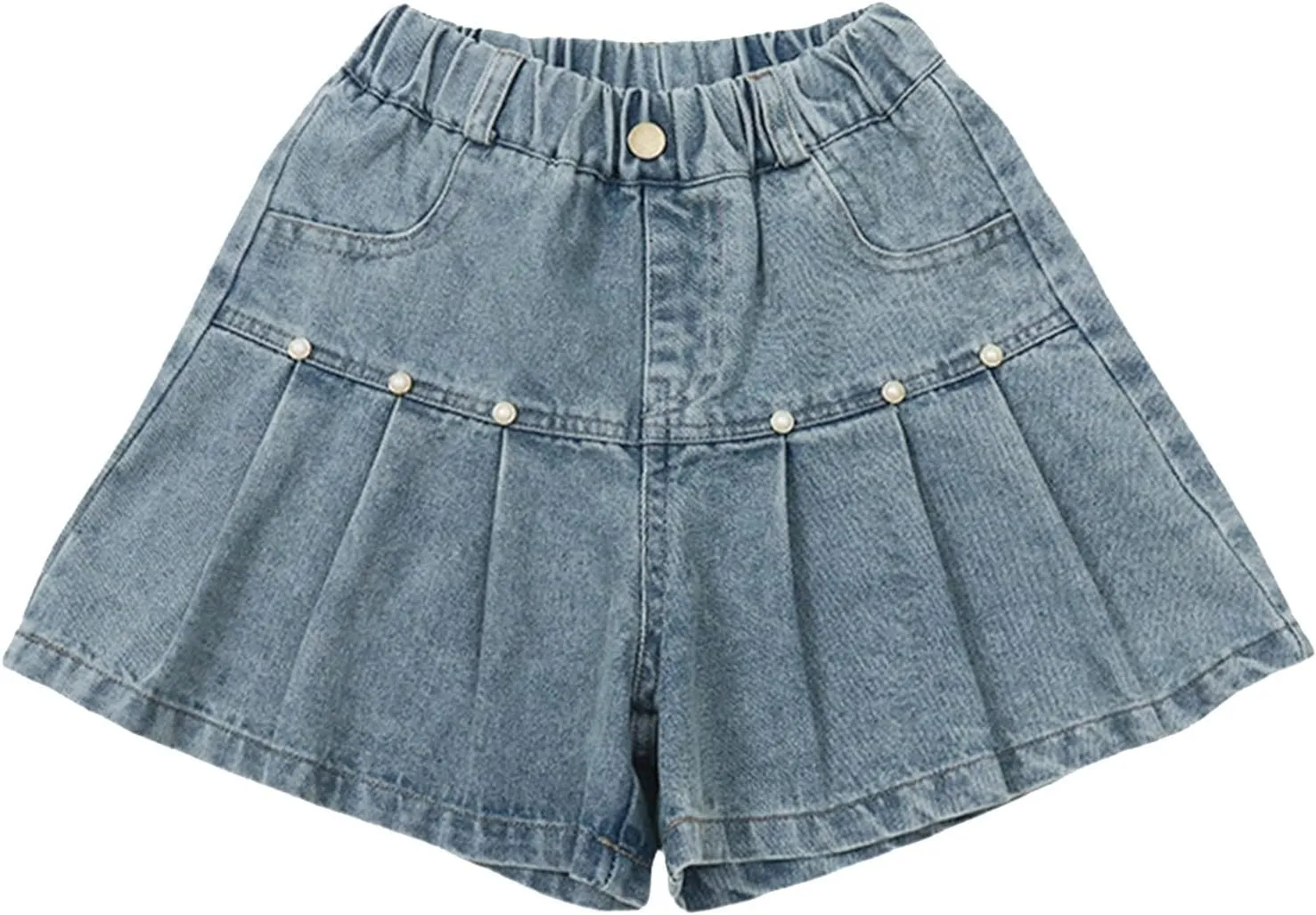 Baby Shorts Infant Shorts Summer Clothes Girls Tassel Pearl Denim Ripped Denim Short Jeans Fashion Outwear Girls Pants