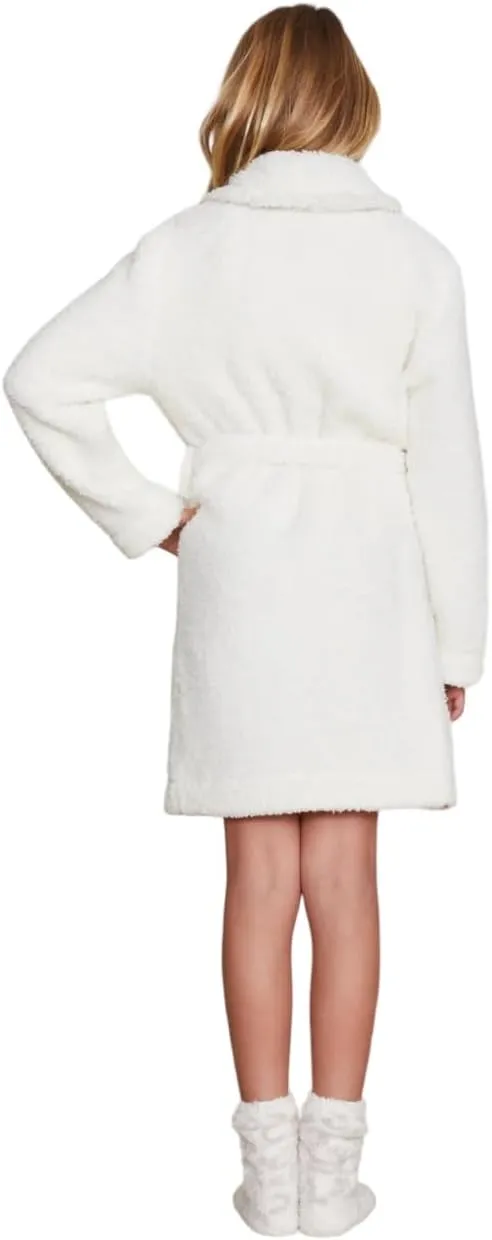 Barefoot Dreams Unisex Kids Brushed Cozychic Youth Robe