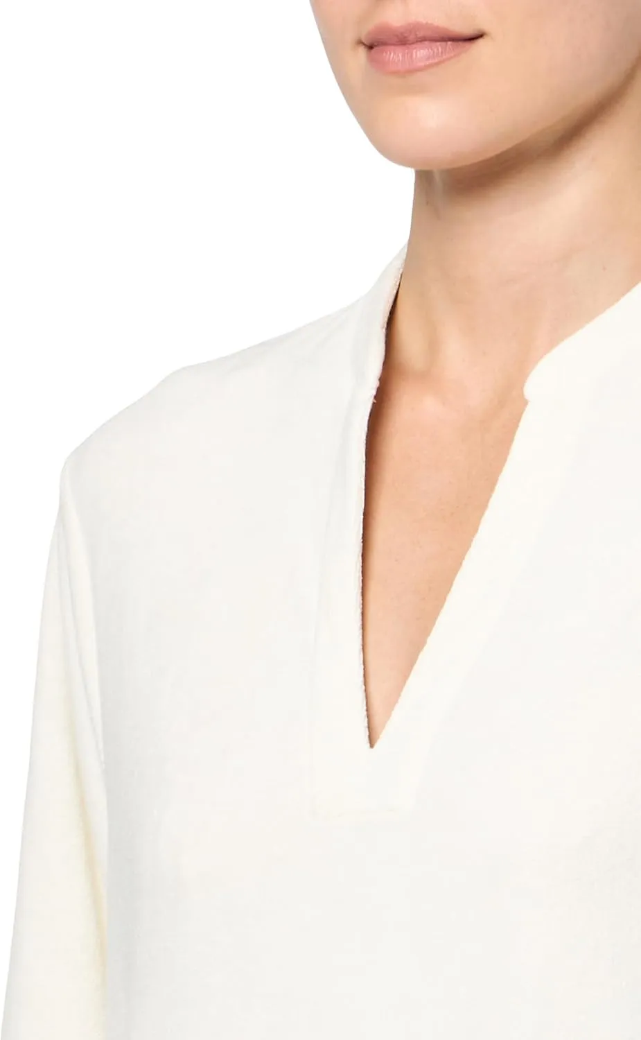 Barefoot Dreams womens Cozyterry Placket Caftan