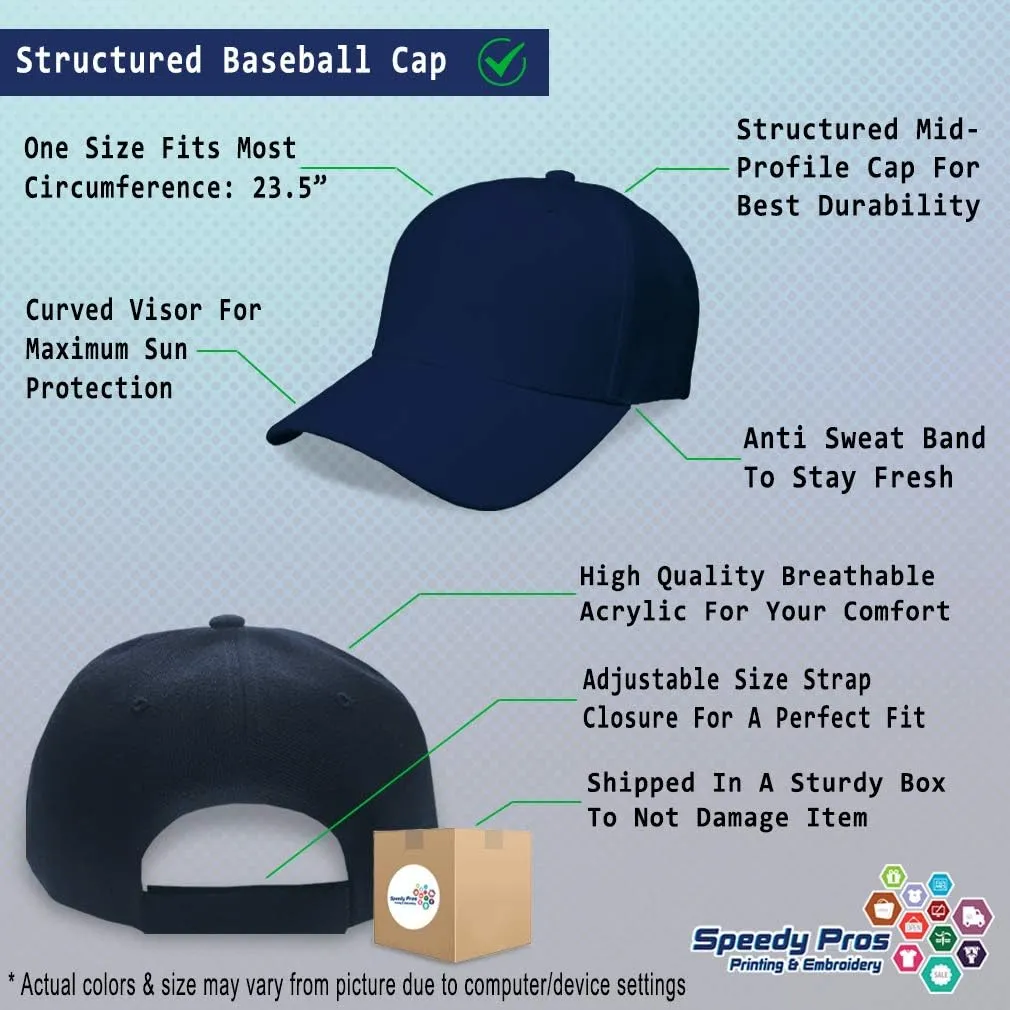 Baseball Cap Silver Letters Pilot Embroidery Military Hats for Men & Women