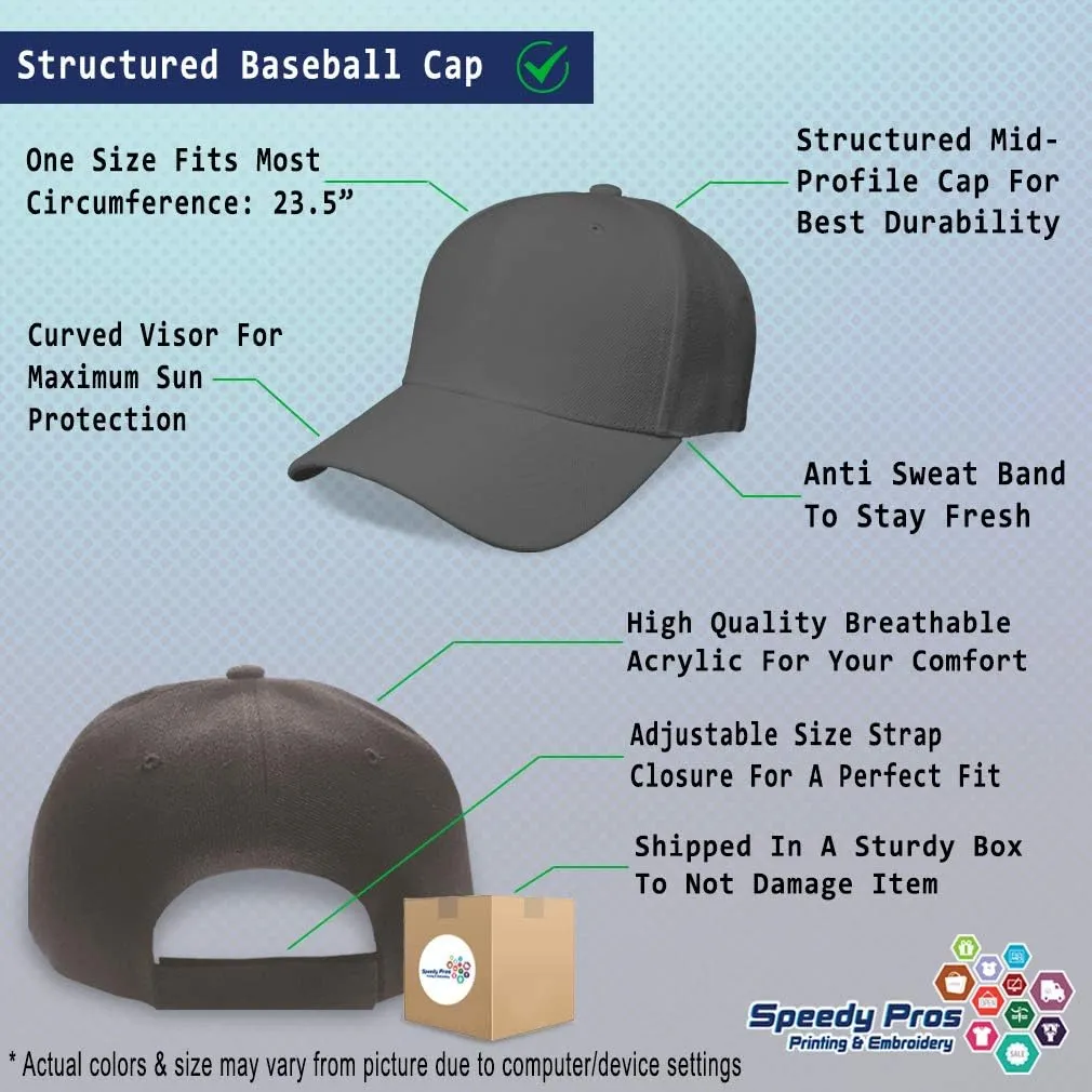 Baseball Cap Silver Letters Pilot Embroidery Military Hats for Men & Women