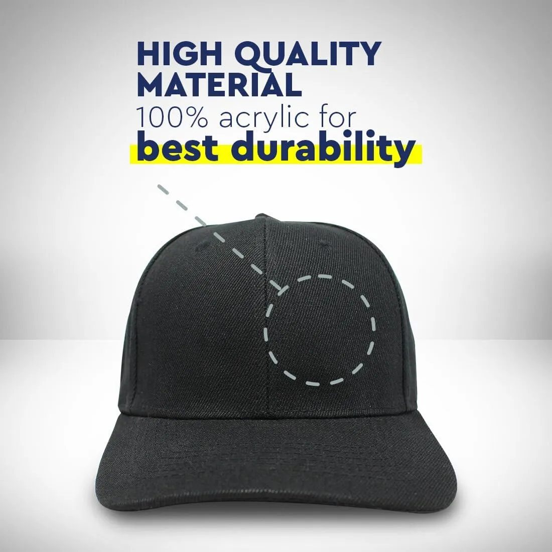 Baseball Caps for Men & Women Embroidered Nautical Anchor Outline Ladies & Men Baseball Hats Acrylic
