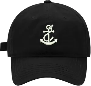 Baseball Caps Men Boat Anchor Embroidered Dad Hat Washed Cotton Adjustable Embroidery Caps