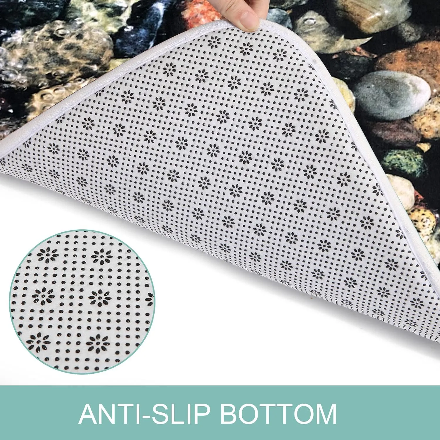 Bathroom Rug,Non Slip Soft Absorbent,Memory Foam Bath Runner Mat, Extra Large Size Runner Long Mat for Bath,Room,Tub,Shower Floors Mats 71 inches X 24 inches