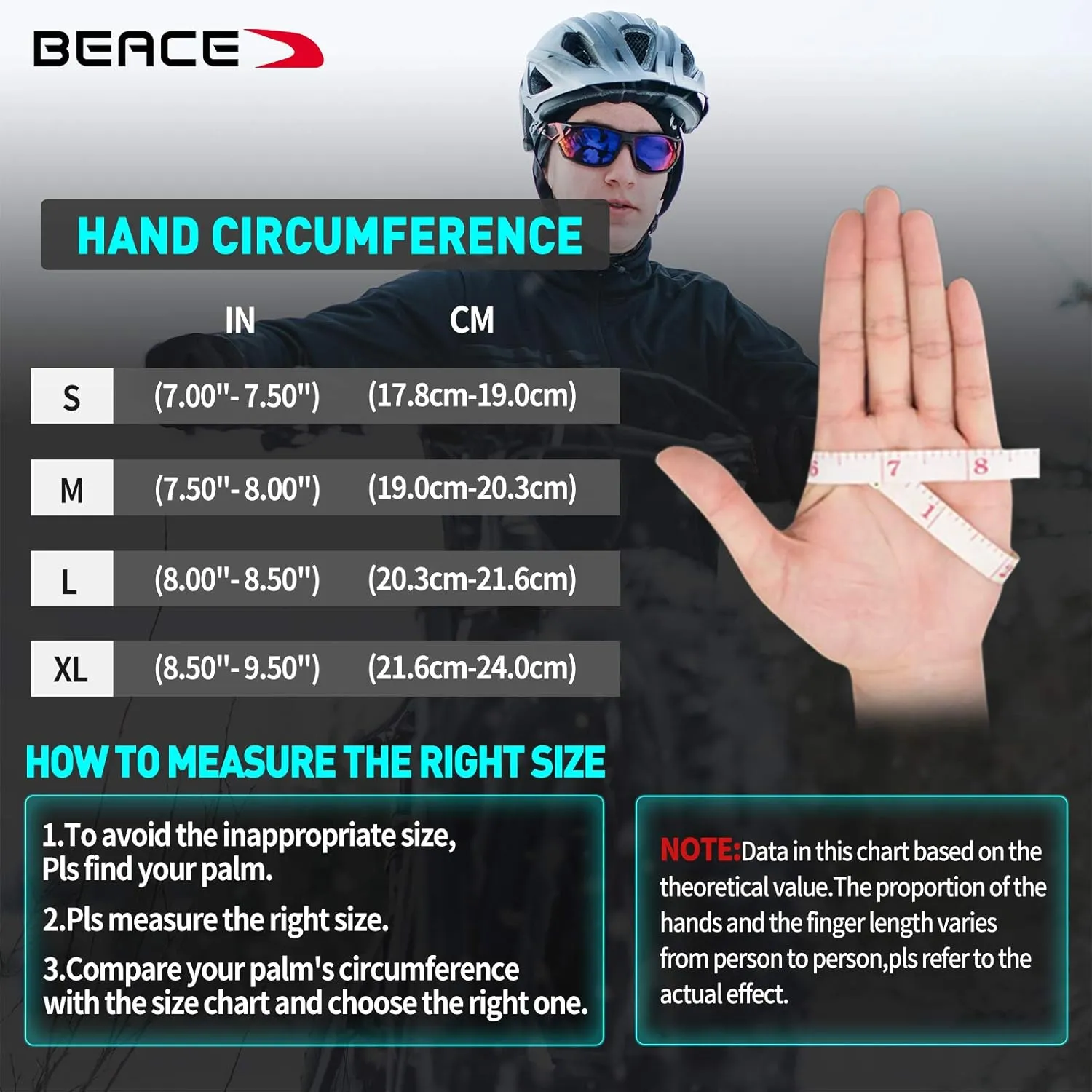 BEACE Cycling Gloves Bike Gloves Biking Gloves for Women(Colorful Night Glow) with Touch Screen-Workout Gloves Full Finger Road Gloves Mountain Bike Gloves Anti-Slip Silicone Palm