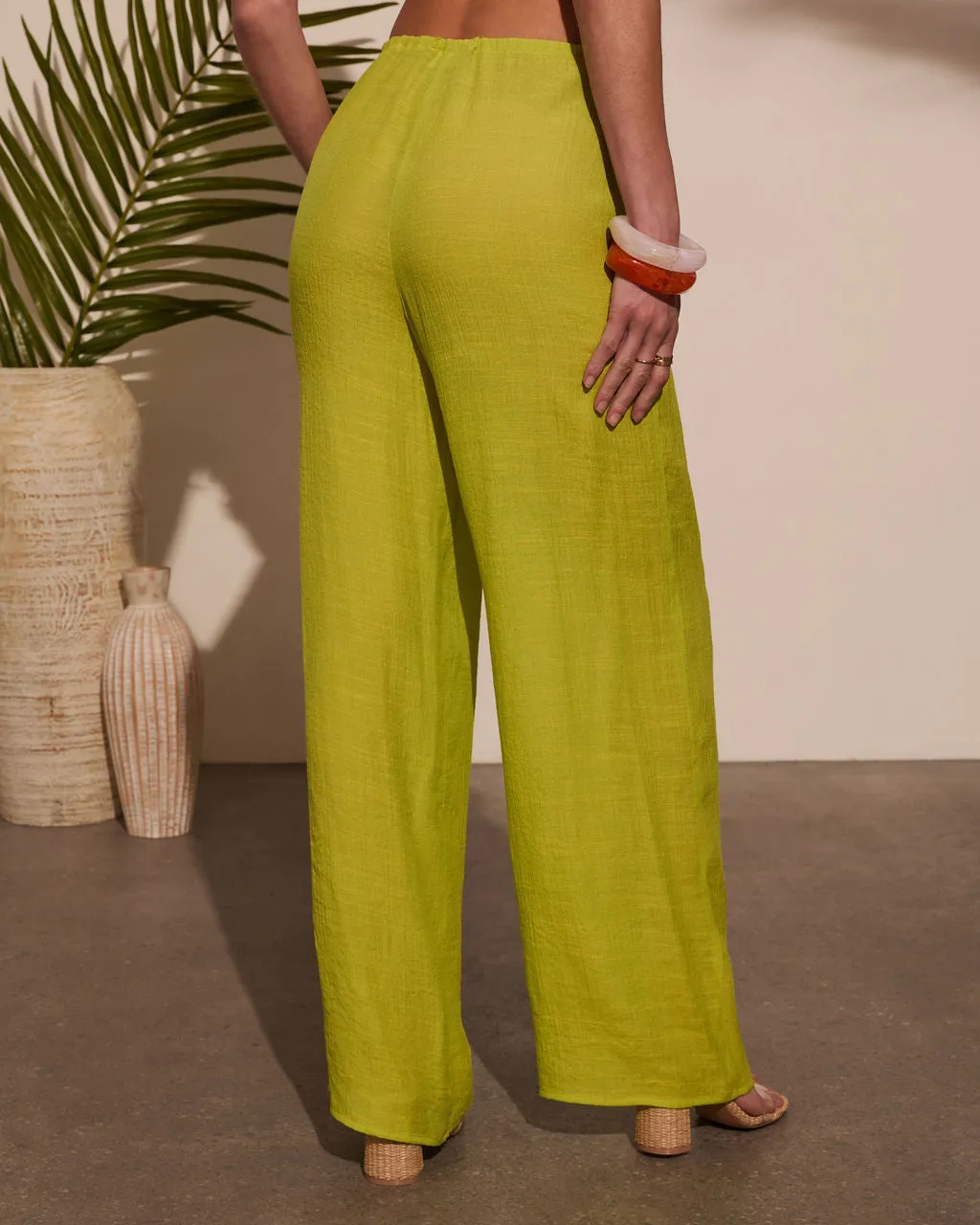 Beach Bound Drawstring Cover Up Pants