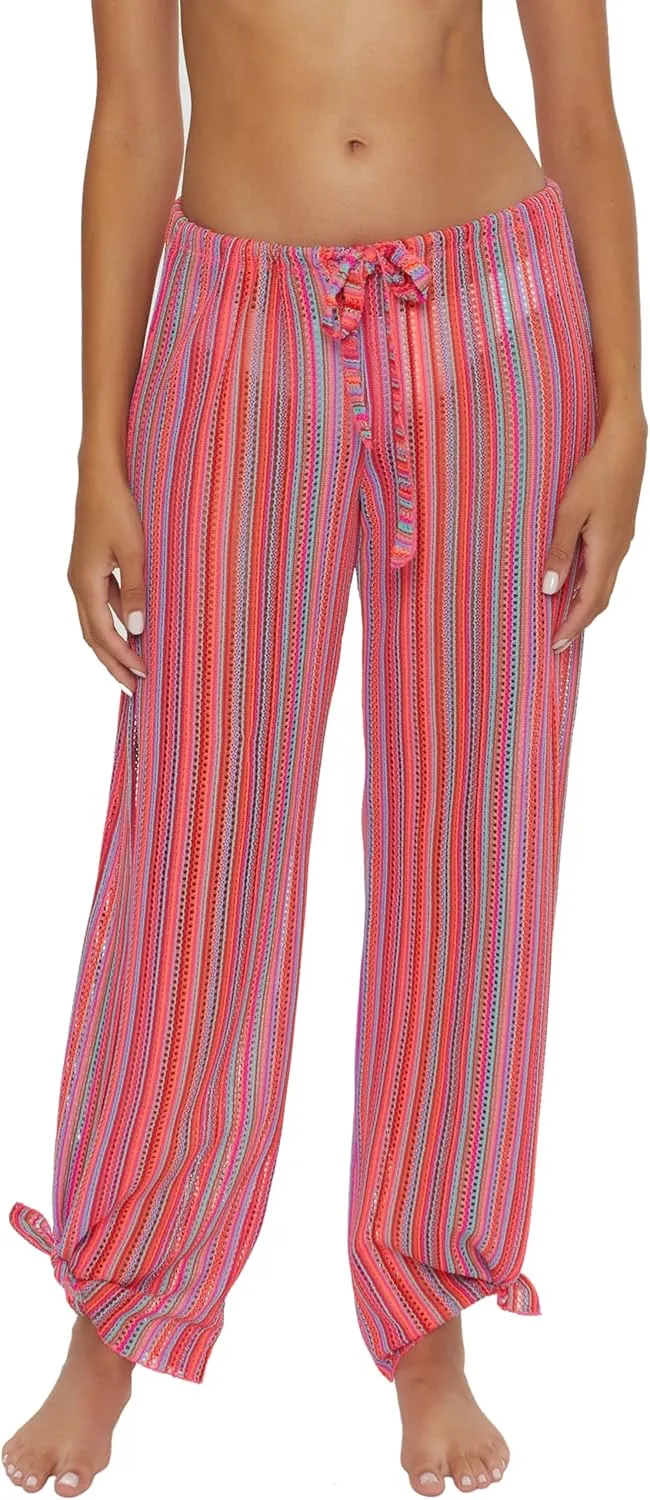 BECCA Seaside Harem Pants, Casual, Split Leg, Beach Cover Ups for Women