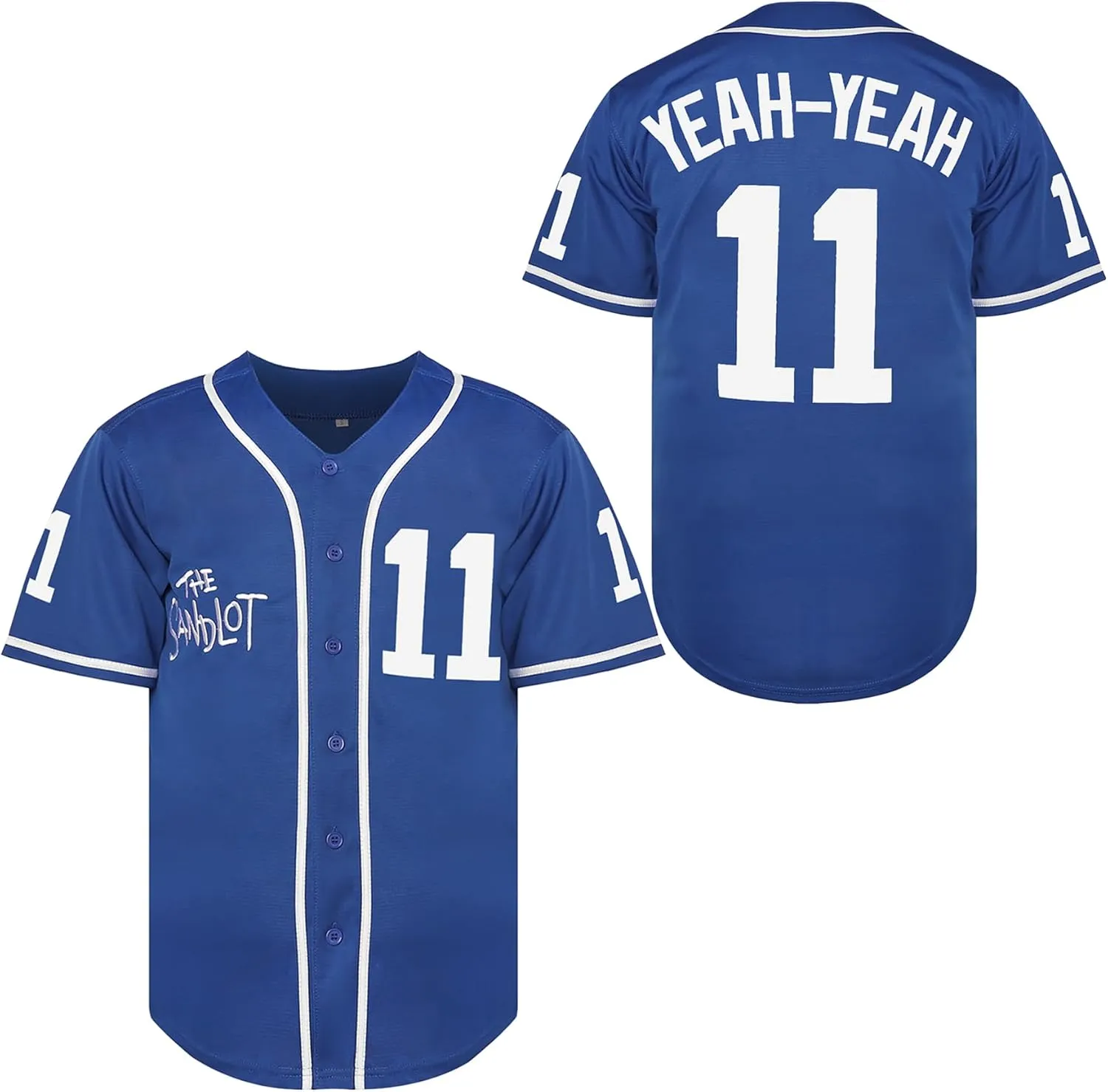 Benny The Jet Rodriguez The Sandlot Baseball Jersey, Michael Squints Palledorous Alan Yeah-Yeah McClennan Men's Jersey S-3XL