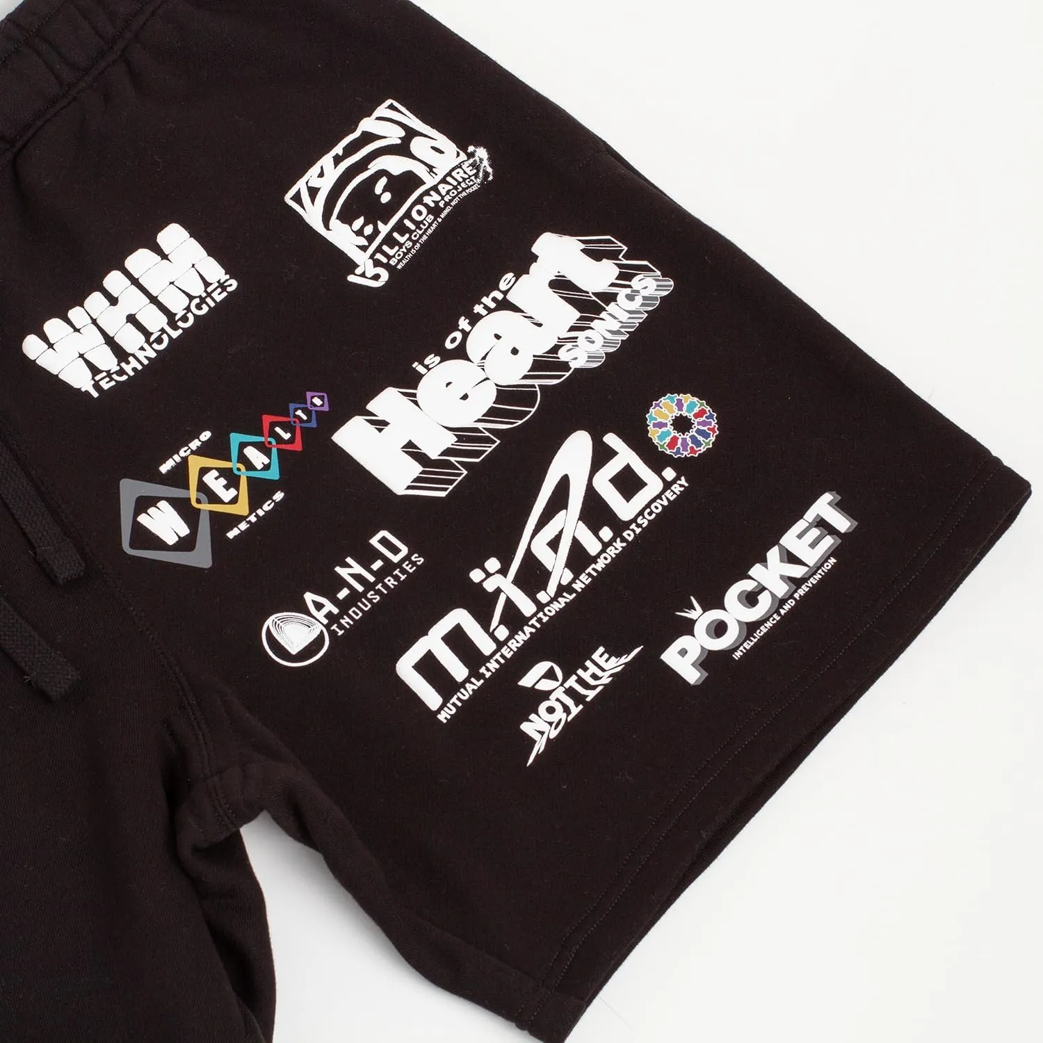 Billionaire Boys Club BB WHM Shorts with Screen-Printed Design - Elastic Waistband, Adjustable Drawstring